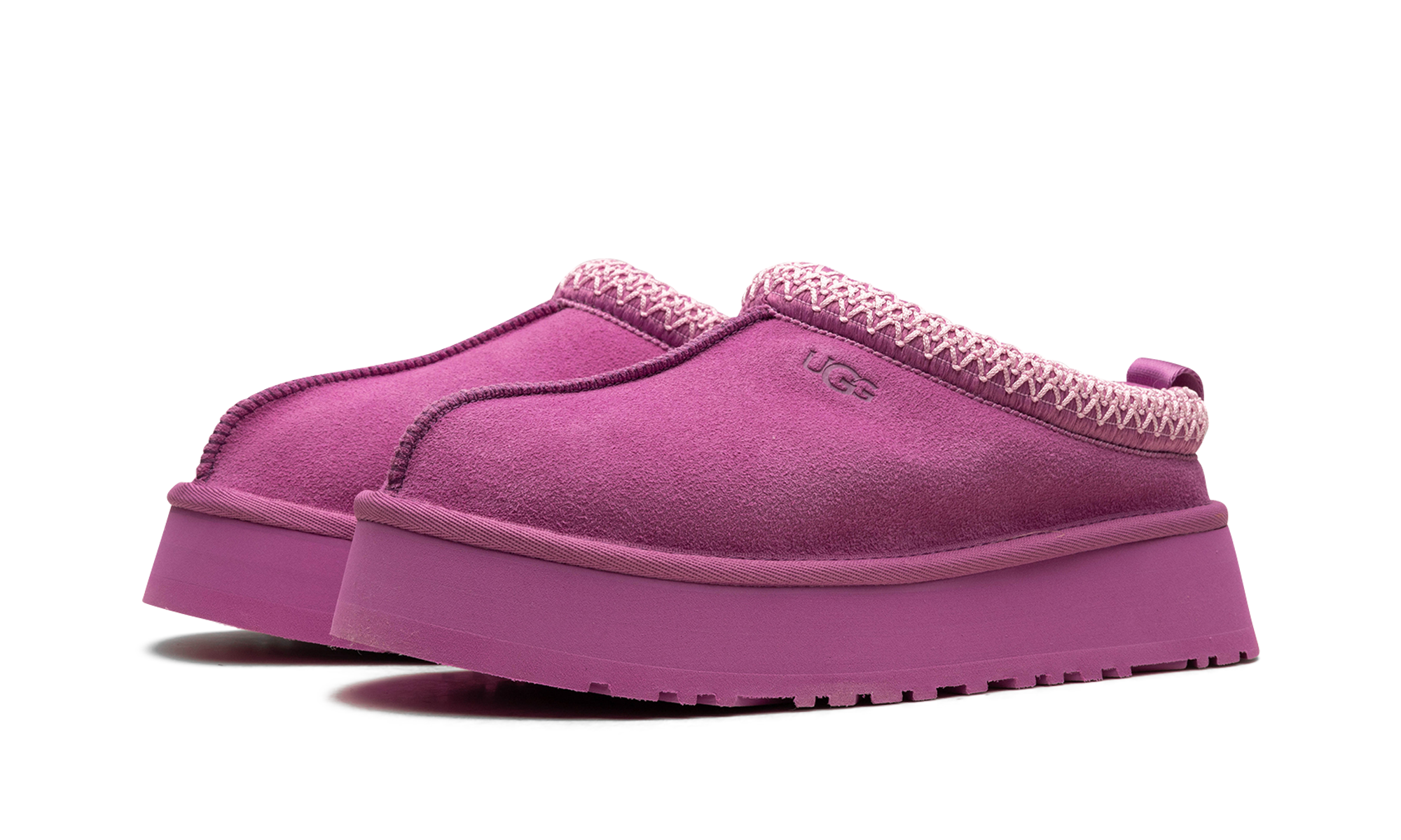 ugg tazz slipper purple ruby women s+1122553-PRBY+diagnol left view
