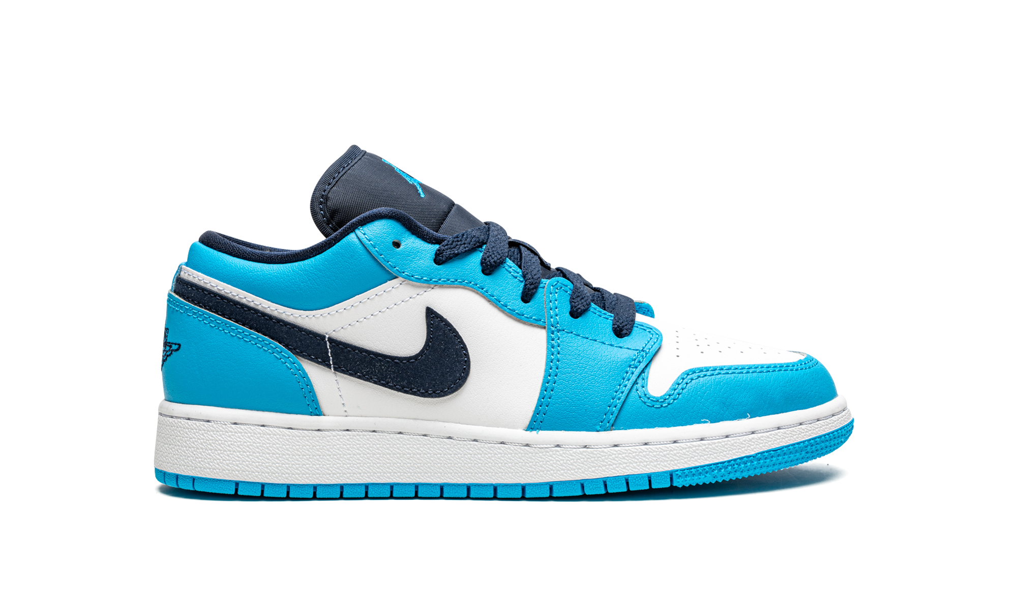 jordan 1 low unc 2021 gs+553560-144+right view