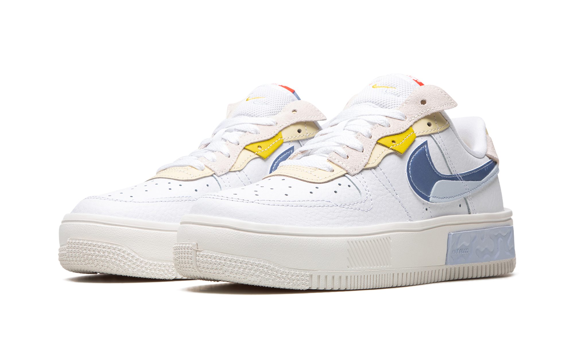 nike air force 1 fontanka set to rise women s+DV2175-100+diagnol left view