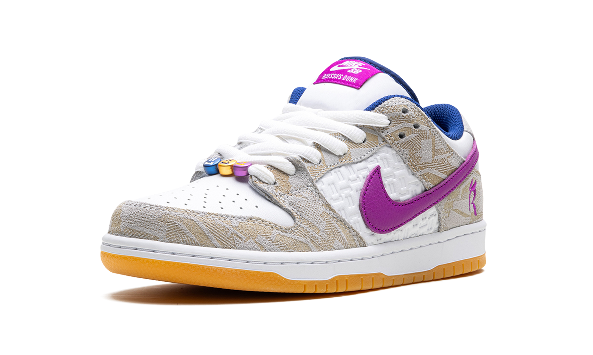 nike sb dunk low rayssa leal+FZ5251-001+left diagnol single view