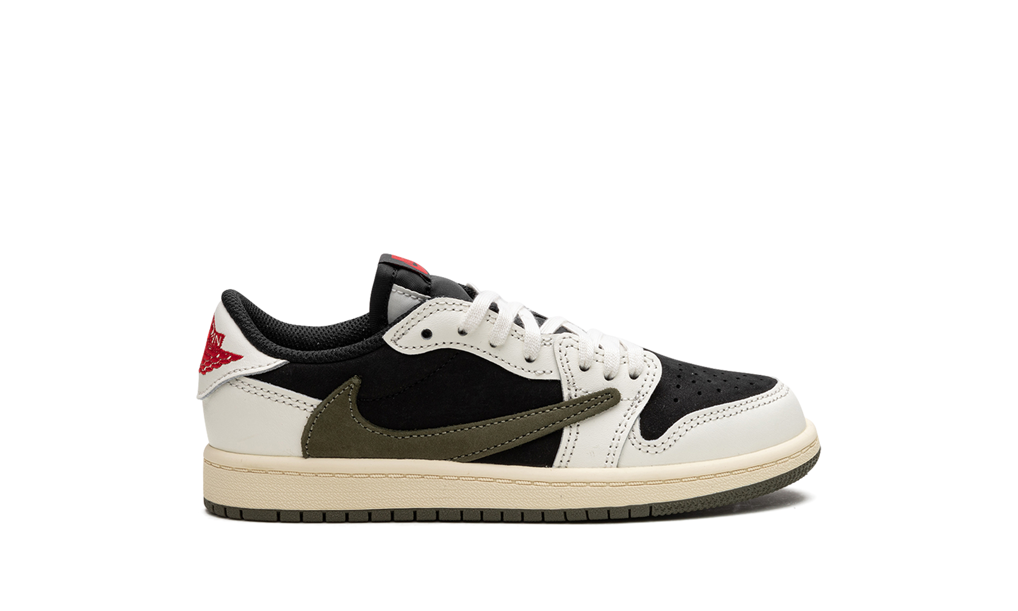 jordan 1 retro low og sp travis scott olive ps+DZ5909-106+right view