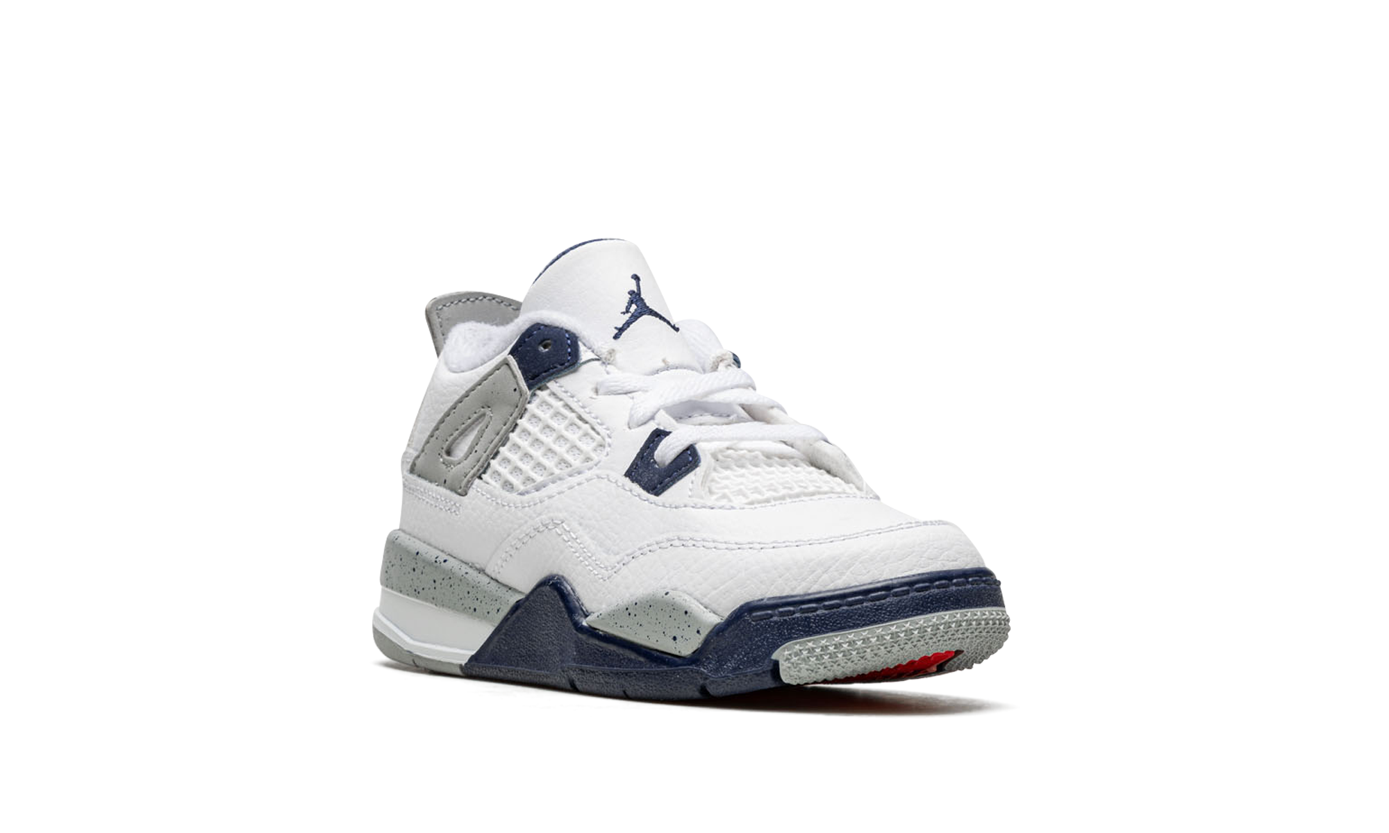 jordan 4 retro midnight navy td+BQ7670-140+diagnol right view