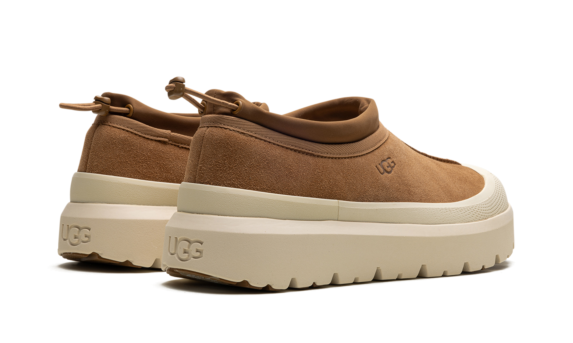 ugg tasman weather hybrid slipper chestnut whitecap+1144096-CWTC+diagnol right behind view