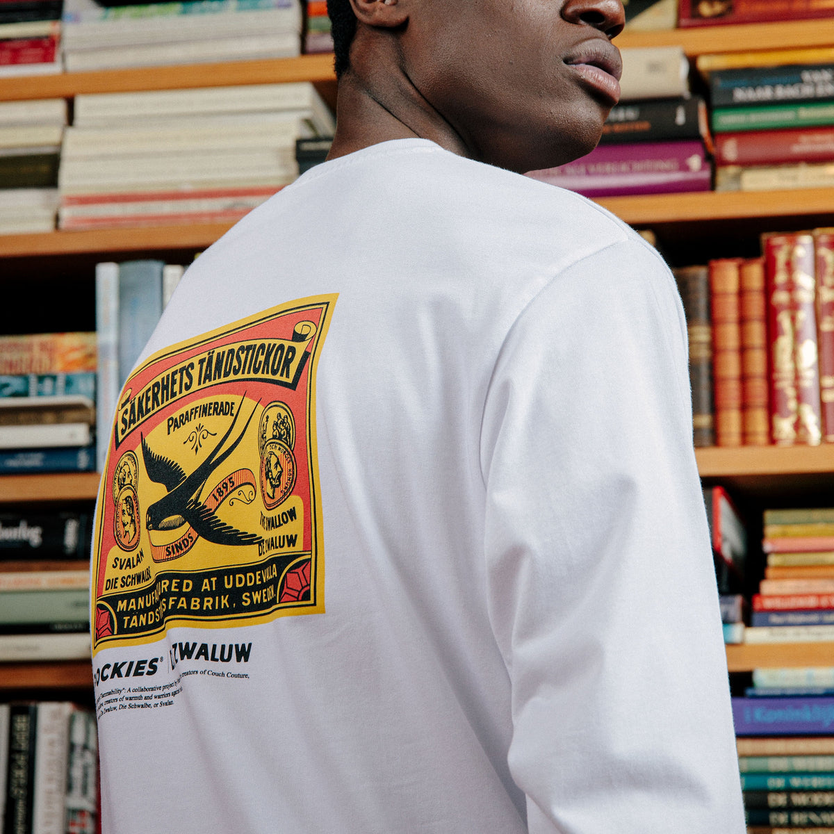 Pockies x De Zwaluw Longsleeve Wit
