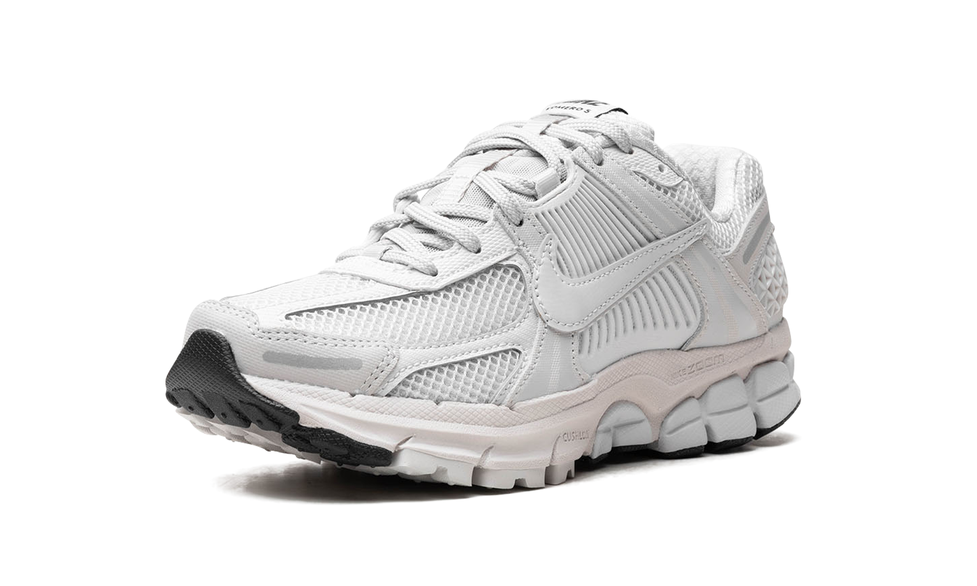 nike zoom vomero 5 white vast grey women s+FQ7079-100+left diagnol single view