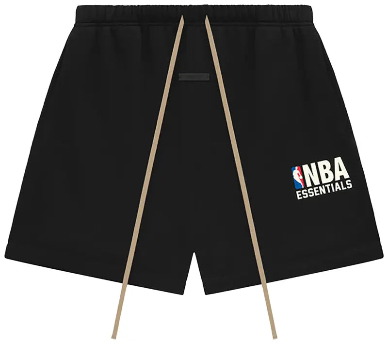 Fear of God Essentials  Shorts x NBA Black White