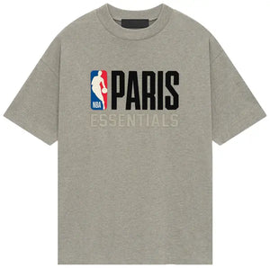 Fear of God Essentials T-shirt x NBA Paris Warm Heather