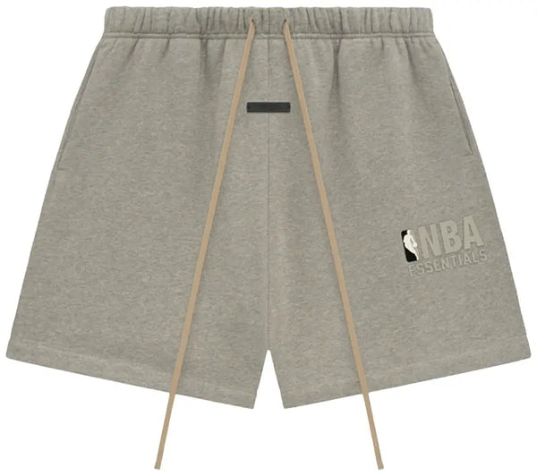 Fear of God Essentials Shorts x NBA Warm Heather