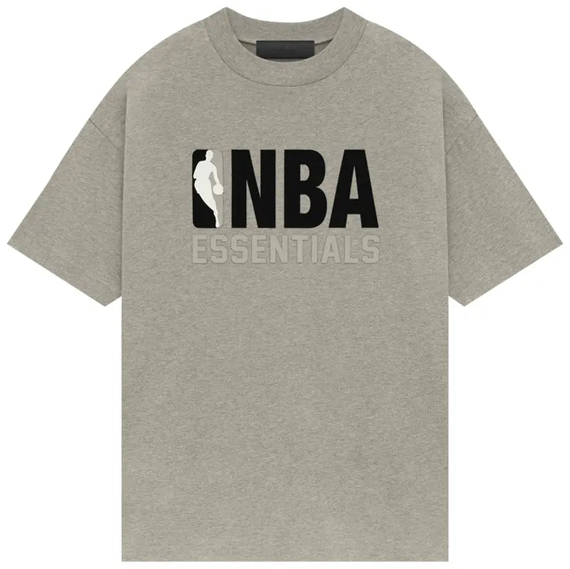 Fear of God Essentials T-Shirt  x NBA Warm Heather