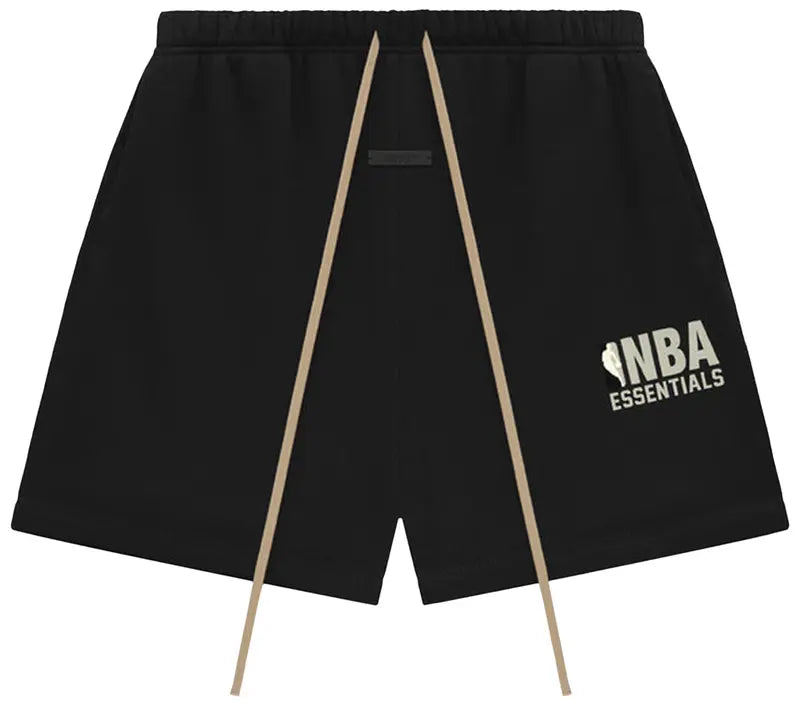 Fear of God Essentials Shorts x NBA Black Grey