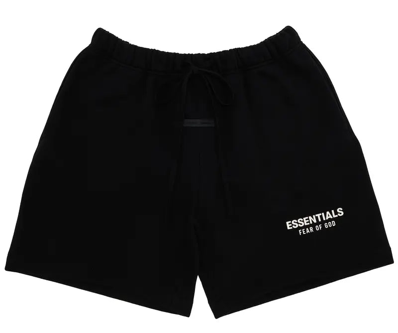 Fear of God Essentials Shorts Jet Black (SS25)