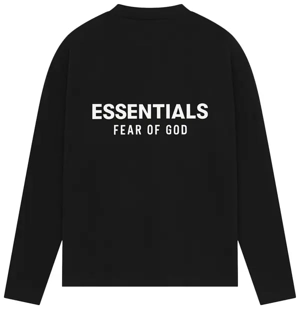 Fear of God Essentials Long-Sleeve T-shirt Jet Black
