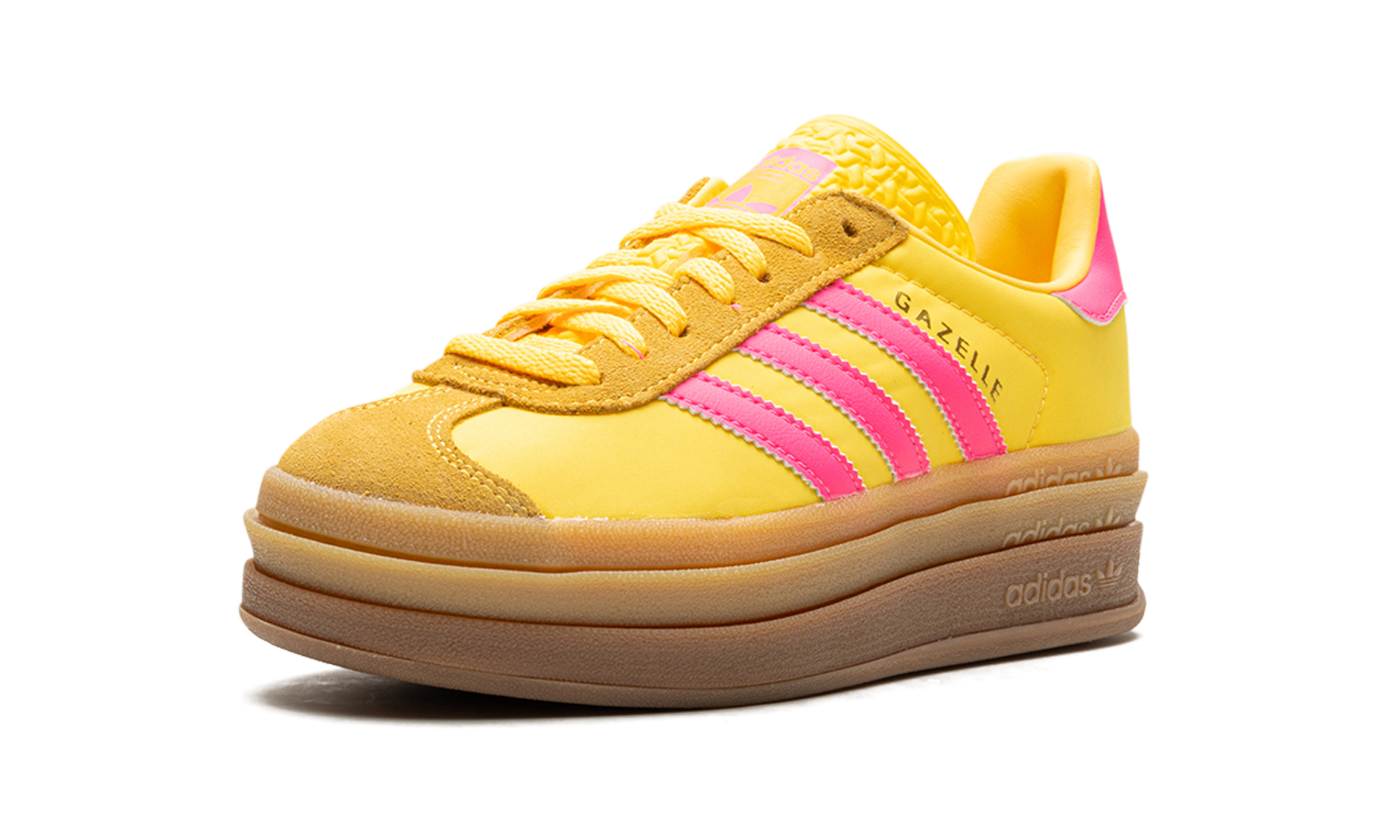 adidas gazelle bold spark lucid pink women s+IG4387+left diagnol single view