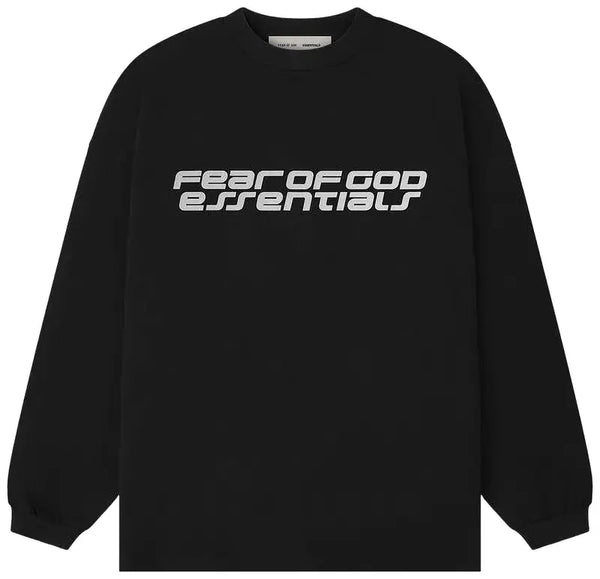 Fear of God Essentials 90s Long Sleeve Tee 'Vintage Black'