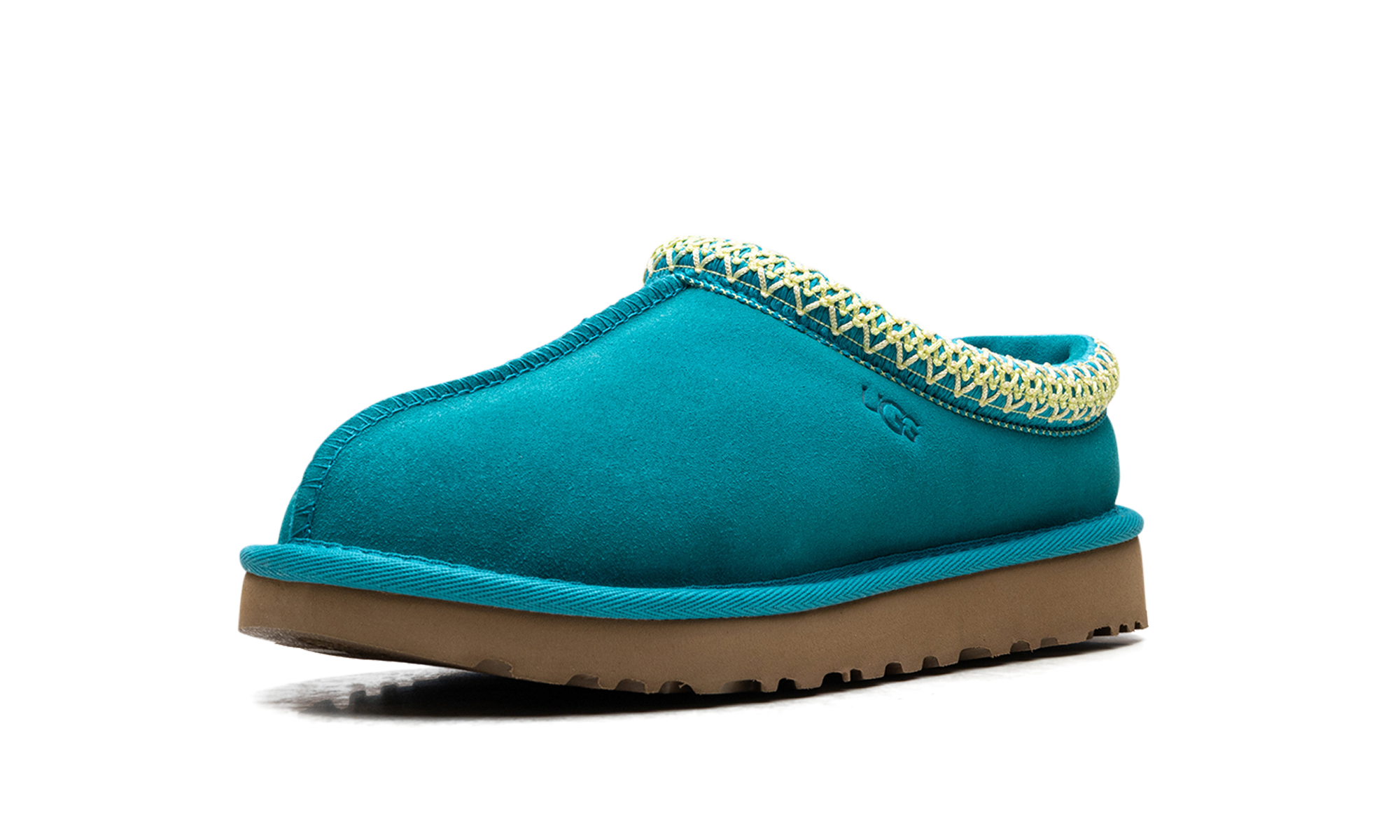 ugg tasman slipper aquatic blue women s+5955-AQBL+left diagnol single view
