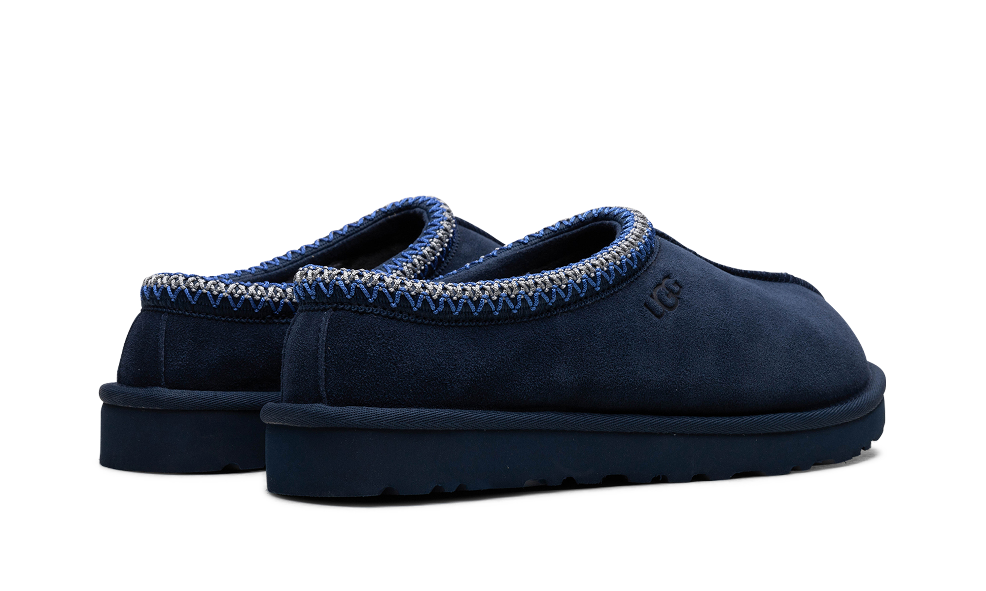 ugg tasman slipper deep ocean+5950-DEOC+diagnol right behind view