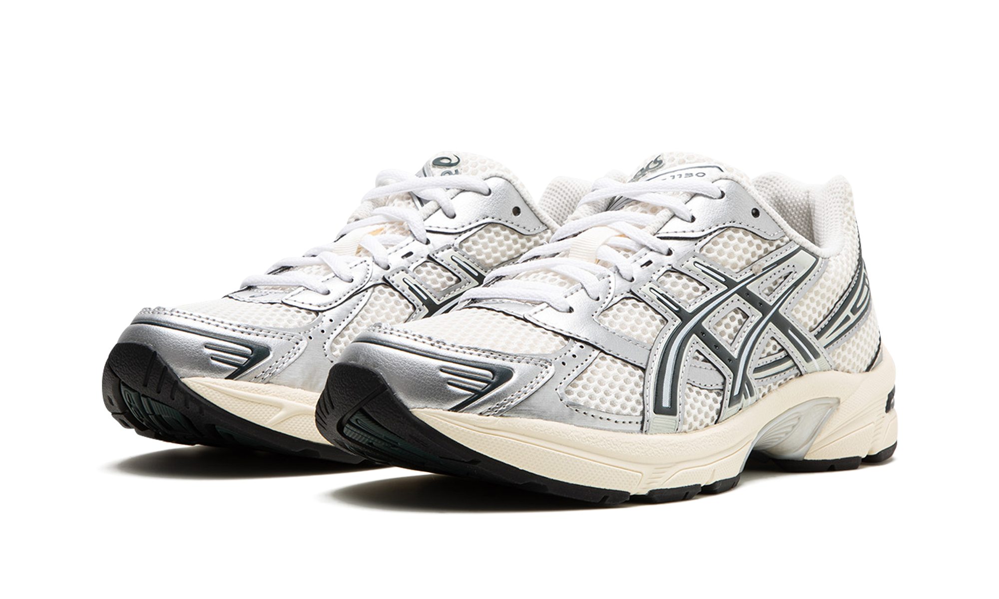 asics gel 1130 kith cream scarab 2023+1201A956-100+diagnol left view