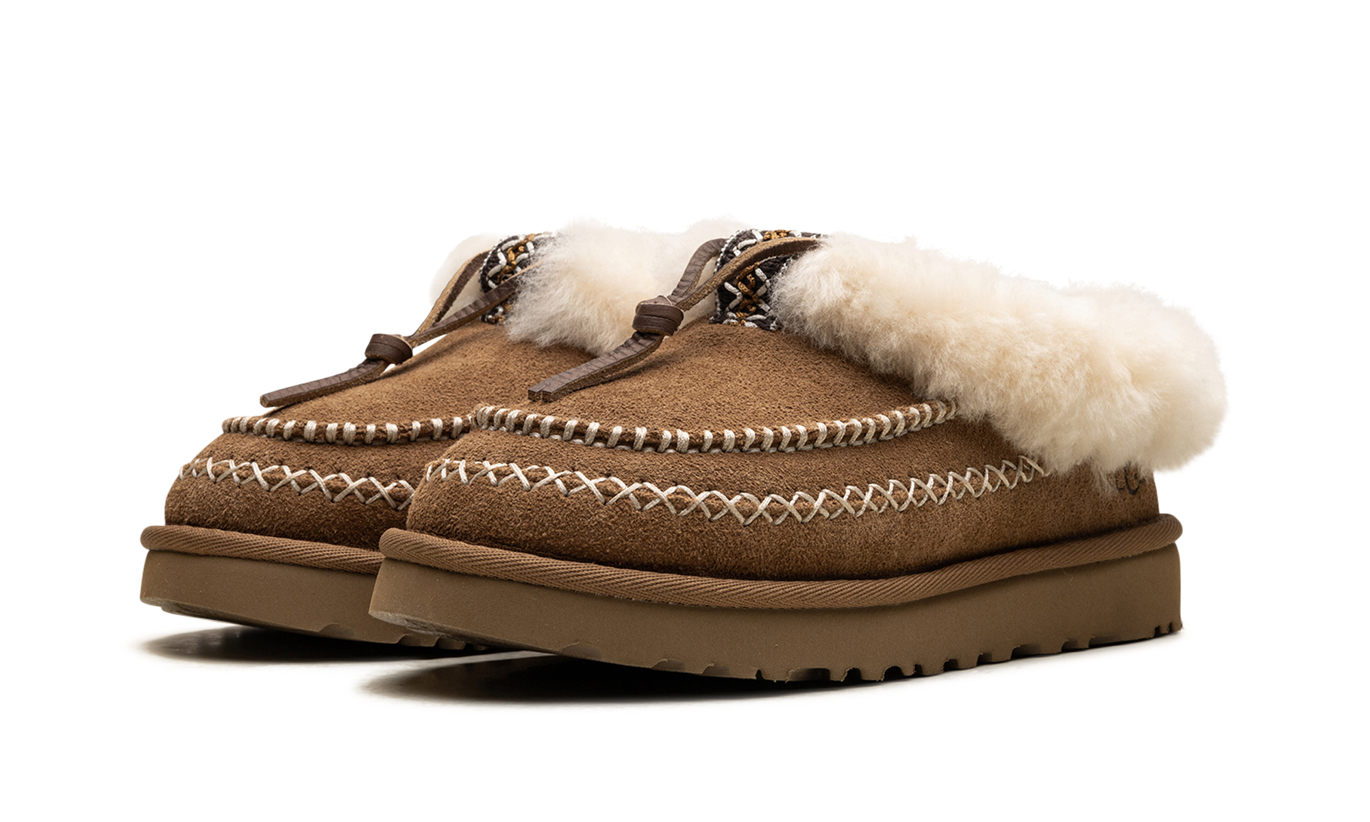 ugg tasman alpine slipper chestnut women s+1158258-CHE+diagnol left view