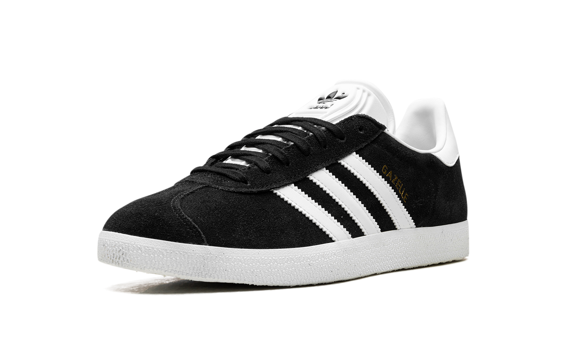 adidas gazelle core black cloud white gold+BB5476+bottom view
