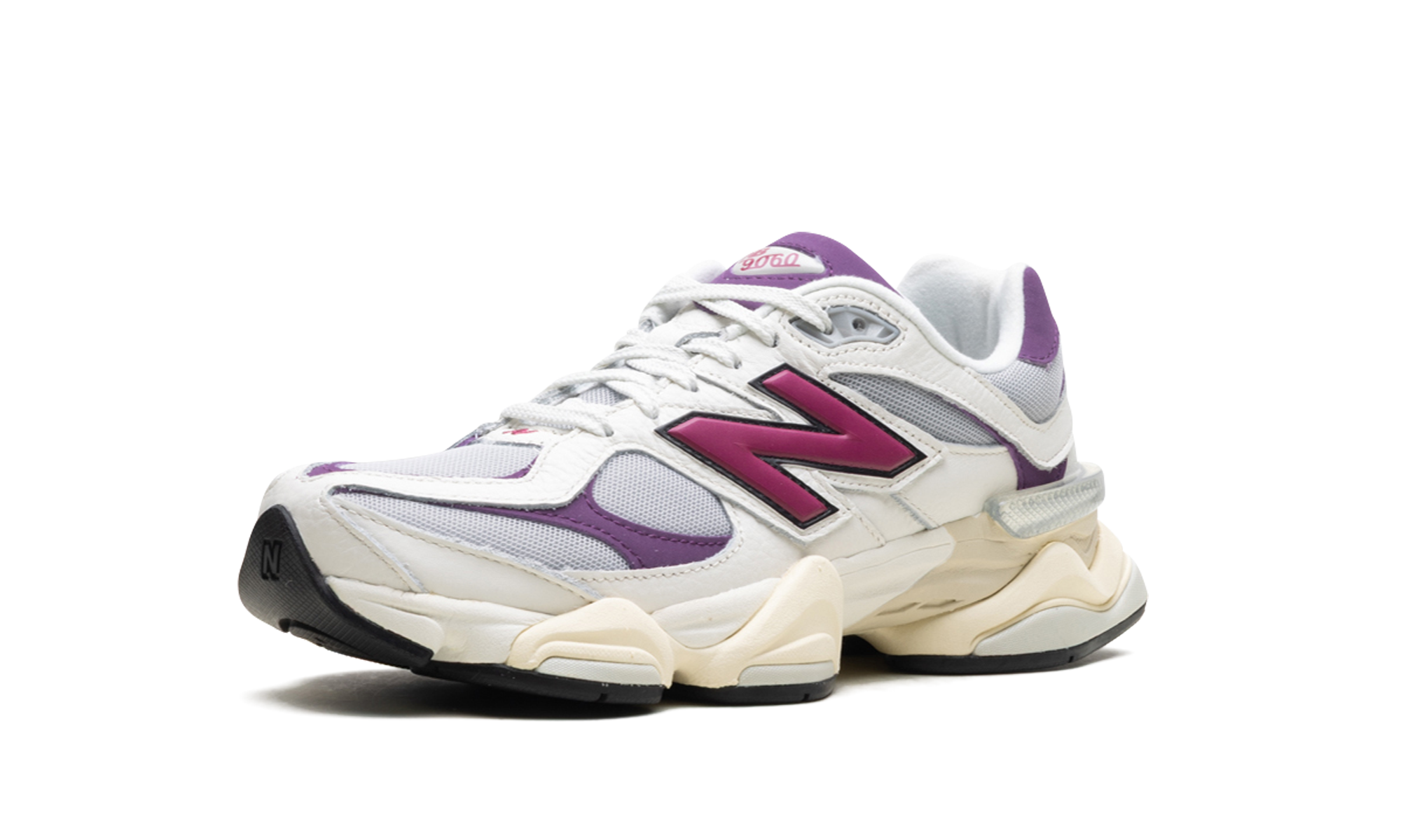 new balance 9060 magenta+U9060ESC+left diagnol single view