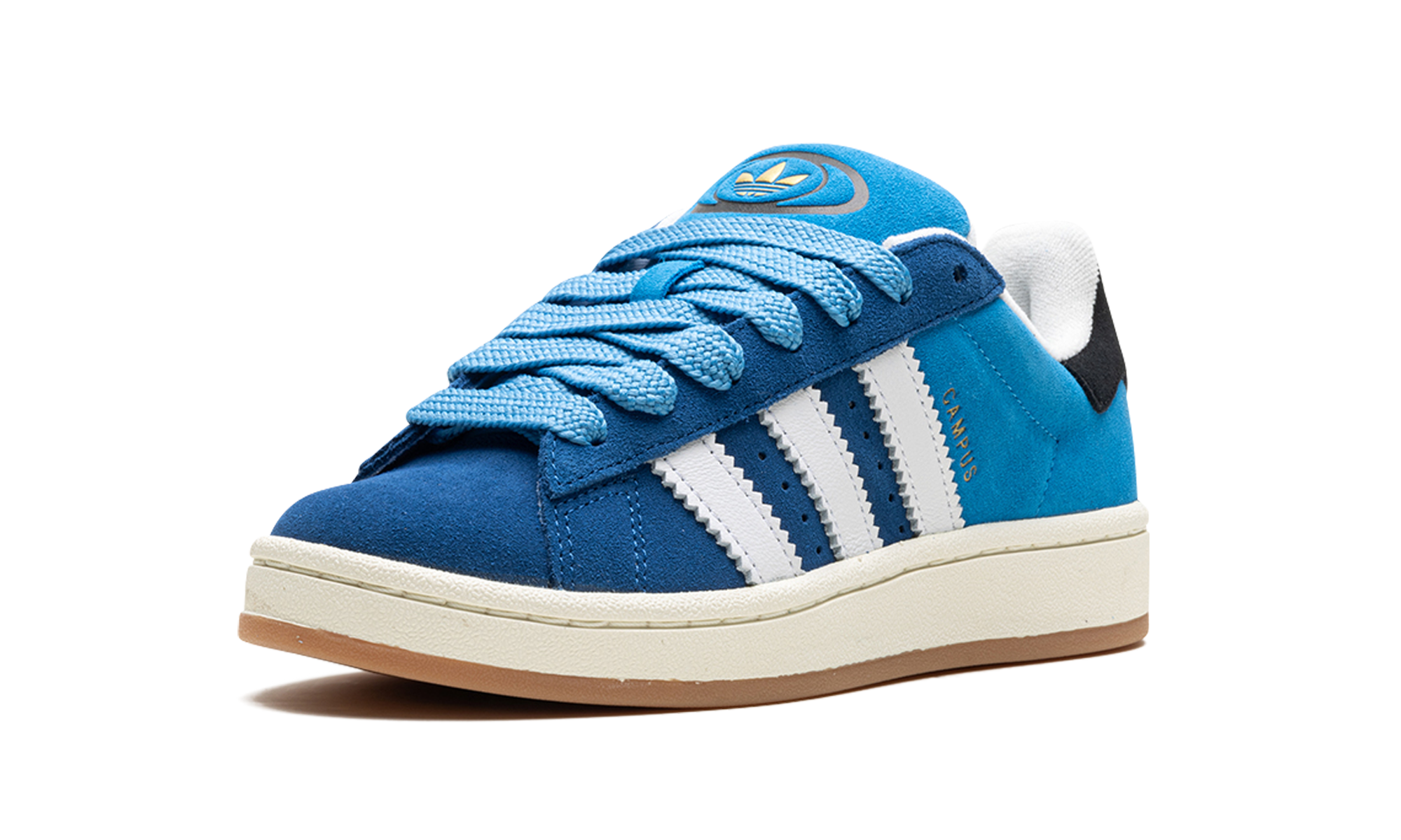 adidas campus 00s bright blue dark marine+ID2049+left diagnol single view