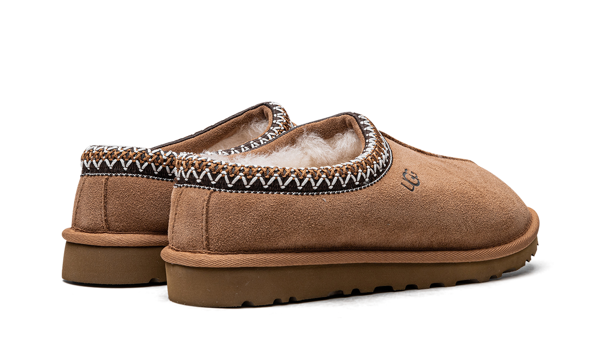 ugg tasman slipper chestnut+5950-CHE+diagnol right behind view