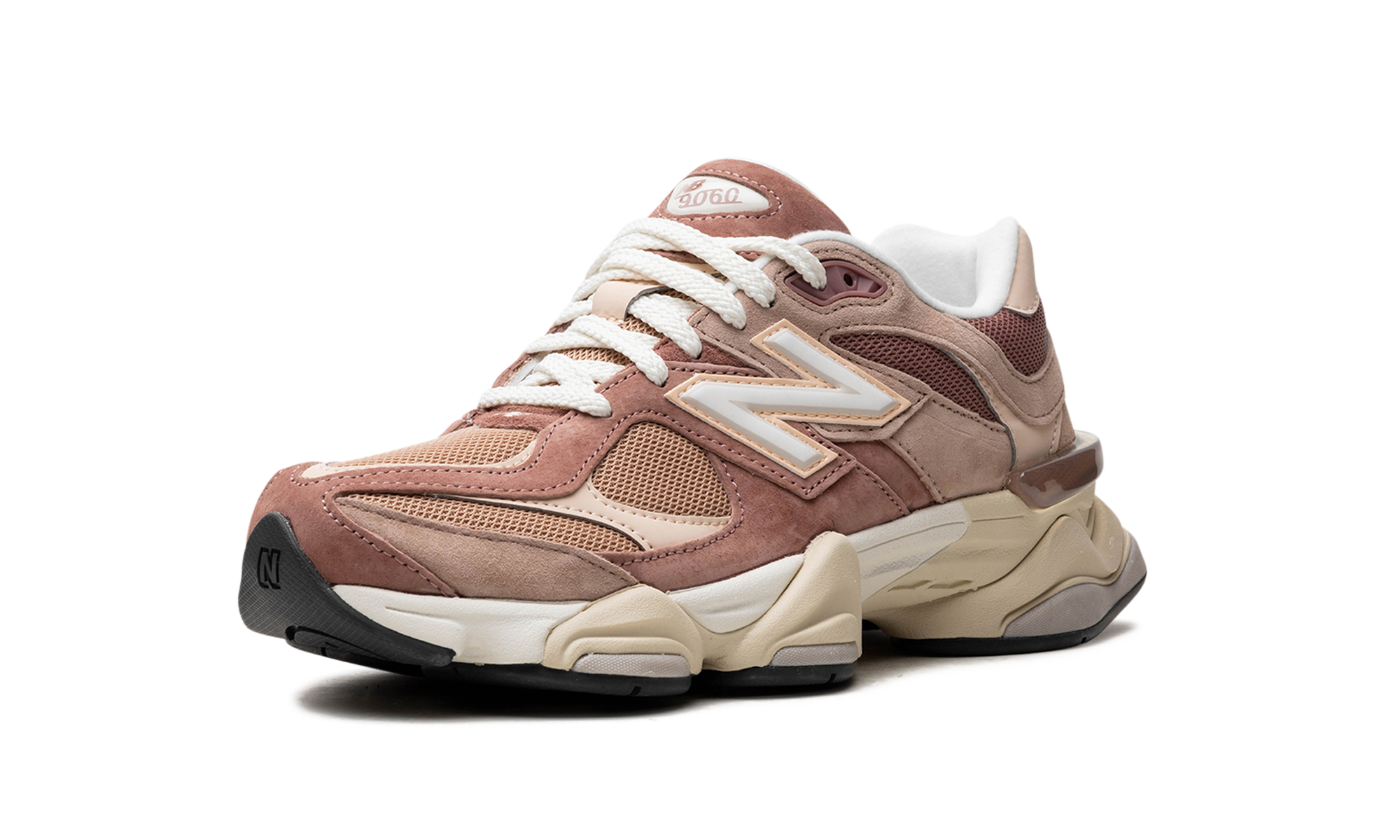 new balance 9060 sparrow flat taupe+U9060EEH+left diagnol single view