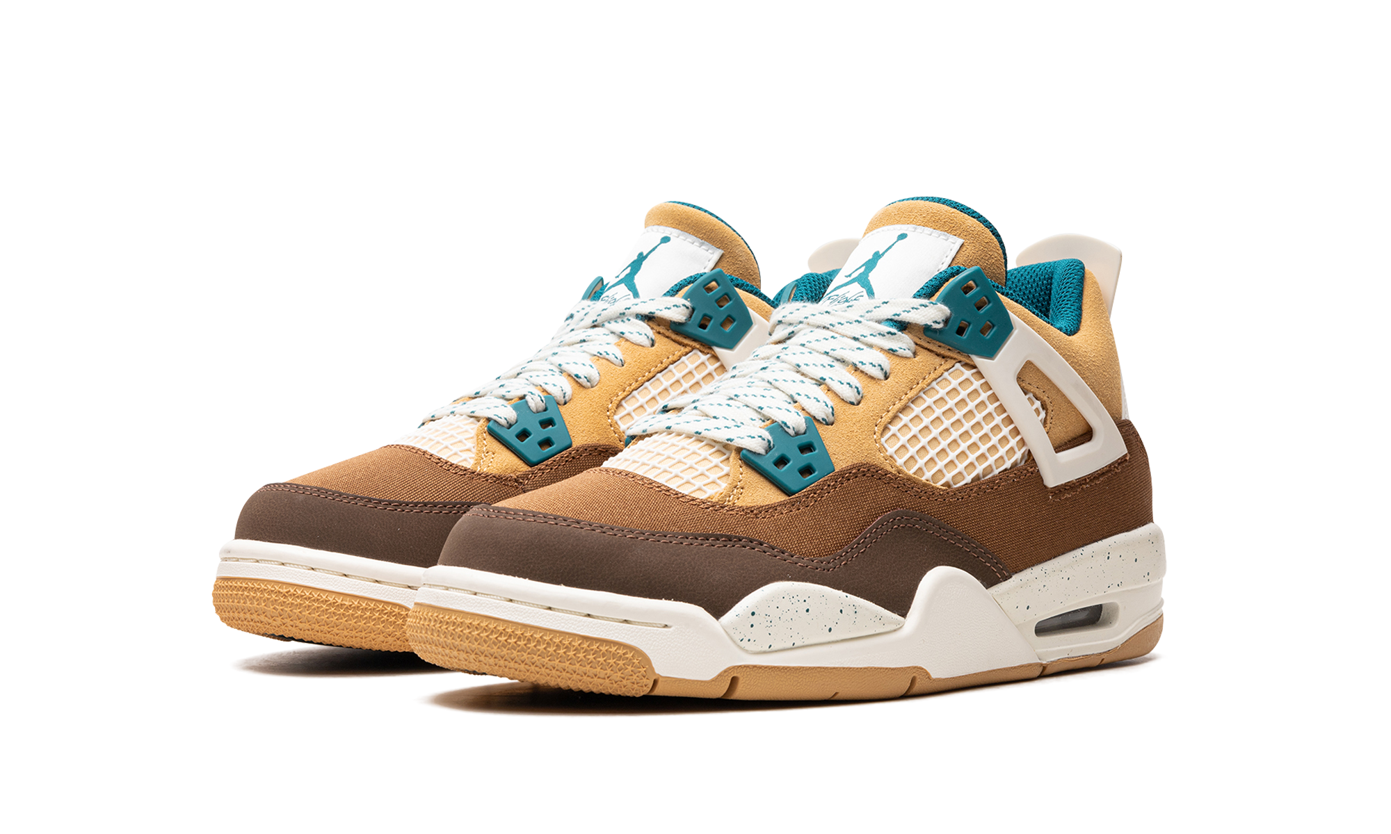 jordan 4 retro cacao wow gs+FB2214-200+diagnol left view
