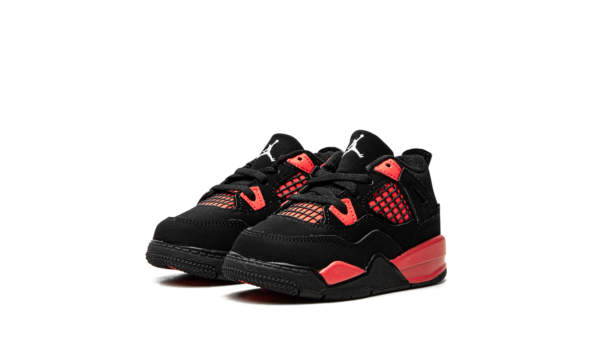 jordan 4 retro red thunder td+BQ7670-016+diagnol left view