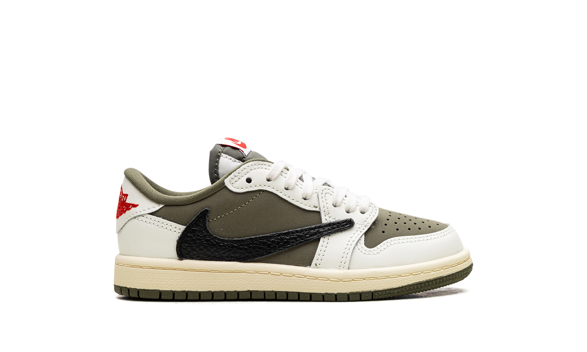 jordan 1 retro low og sp travis scott medium olive ps+DO5442-200+right view