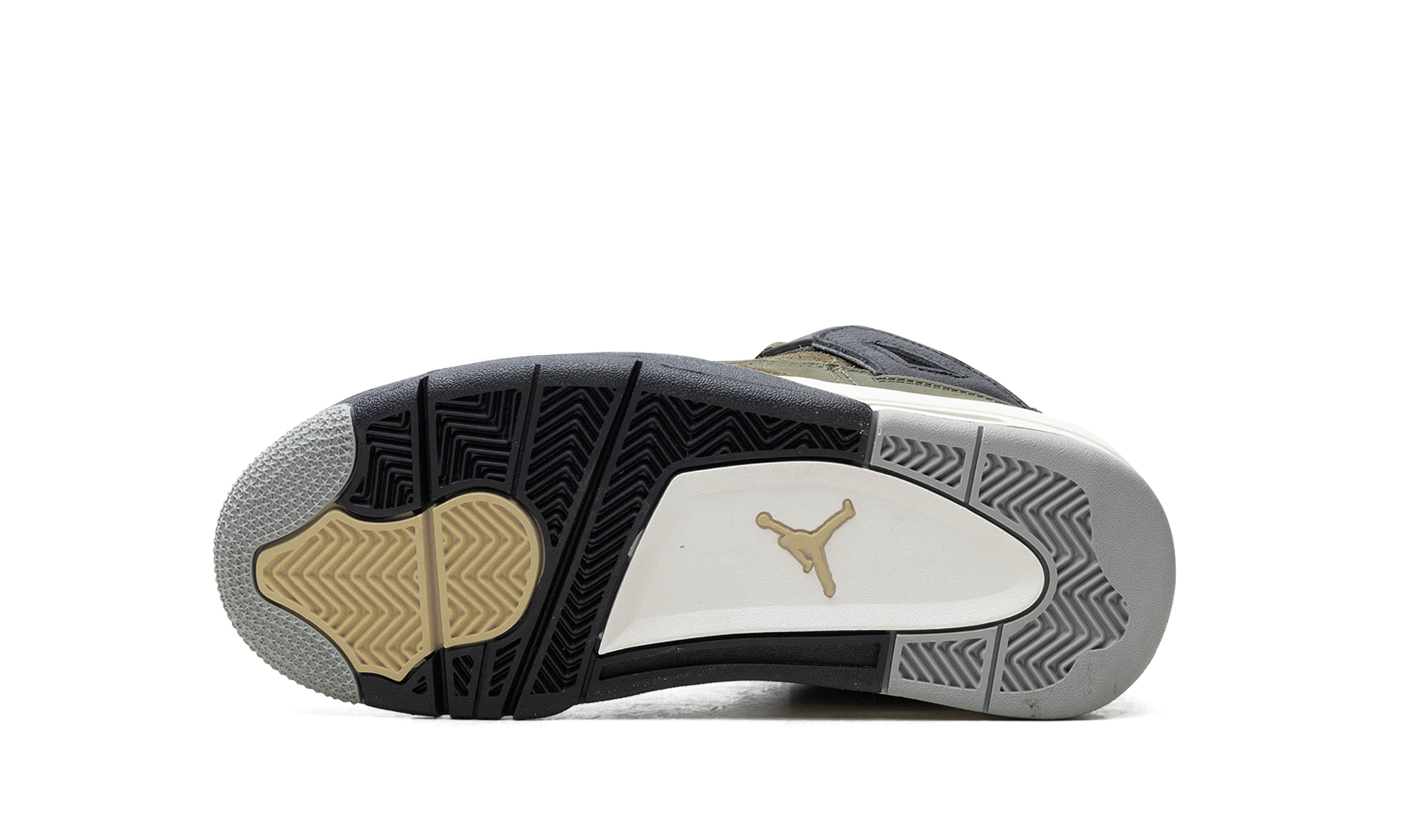 jordan 4 retro se craft medium olive gs+FB9928-200+bottom view