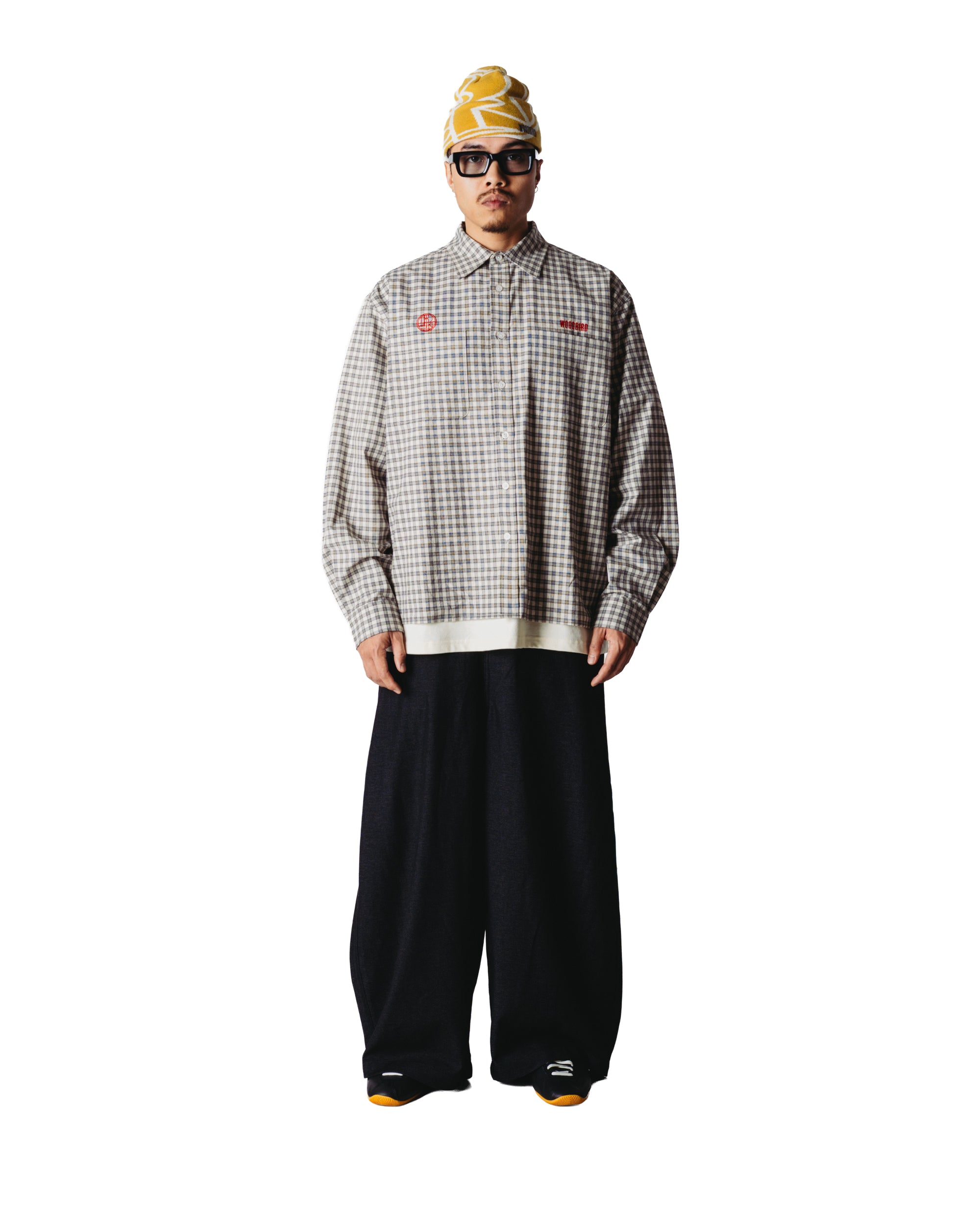 Woodbird Buzo EMB Check Shirt