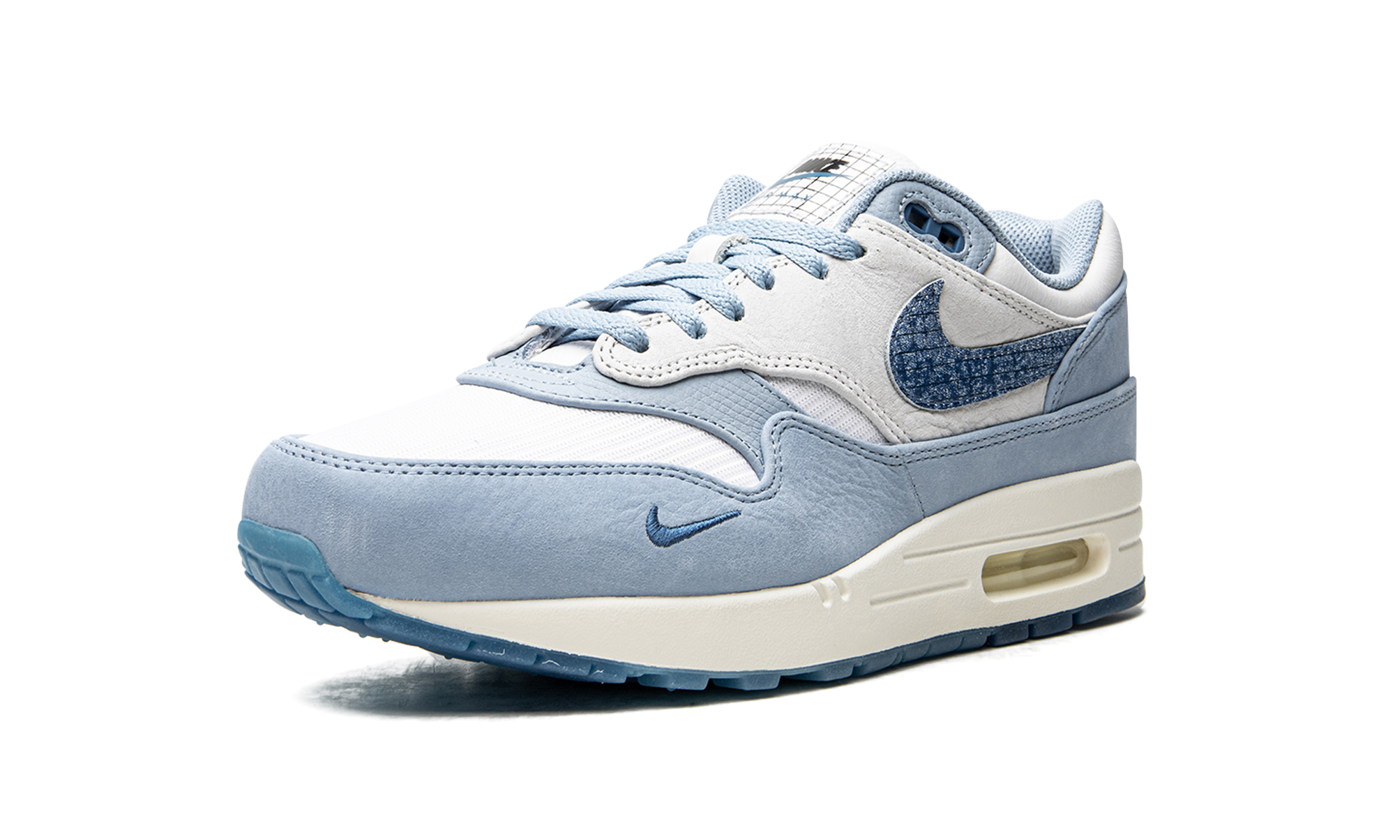 nike air max 1 premium blueprint+DR0448-100+left diagnol single view