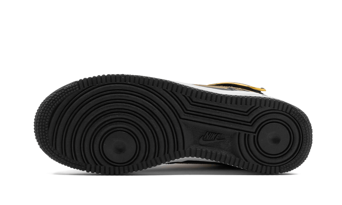 nike air force 1 high nba black metallic gold+AV3938-001+bottom view