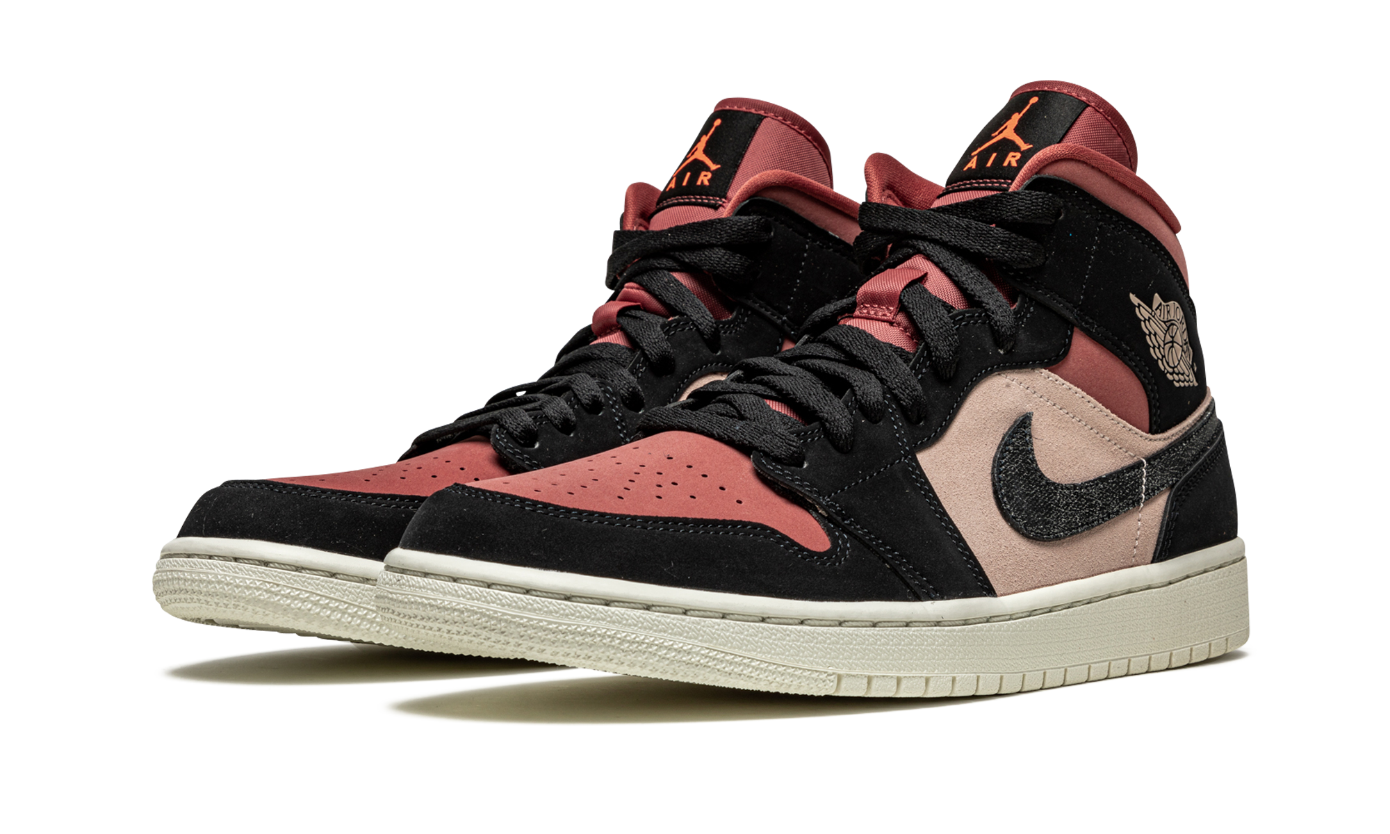 jordan 1 mid canyon rust women s+BQ6472-202+diagnol left view