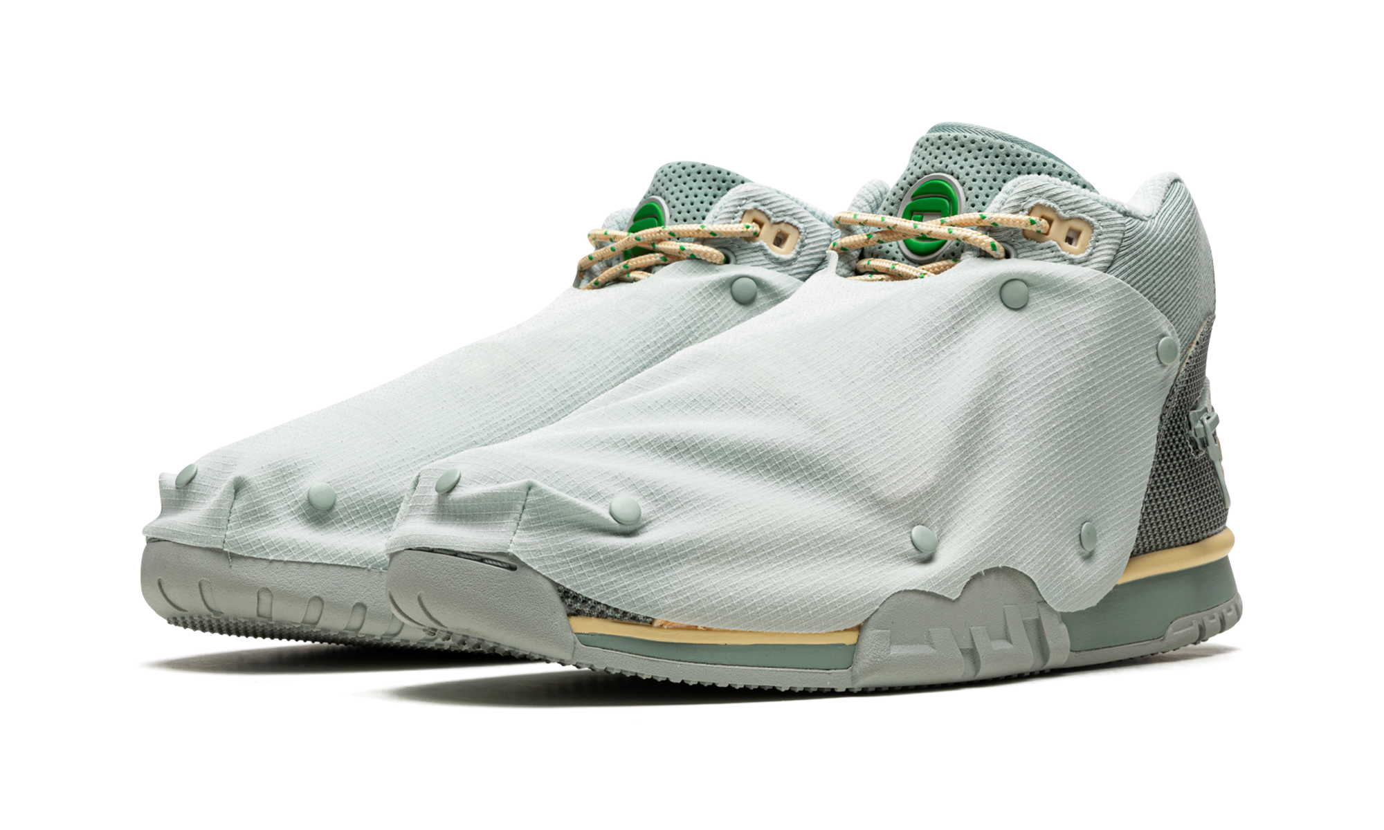 nike air trainer 1 sp travis scott grey haze+DR7515-001+diagnol left view