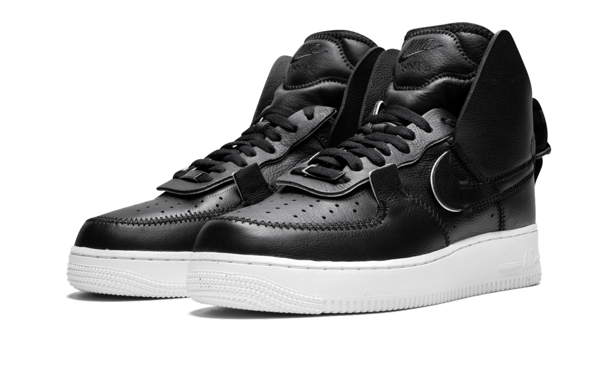 nike air force 1 high psny black+AO9292-002+diagnol left view