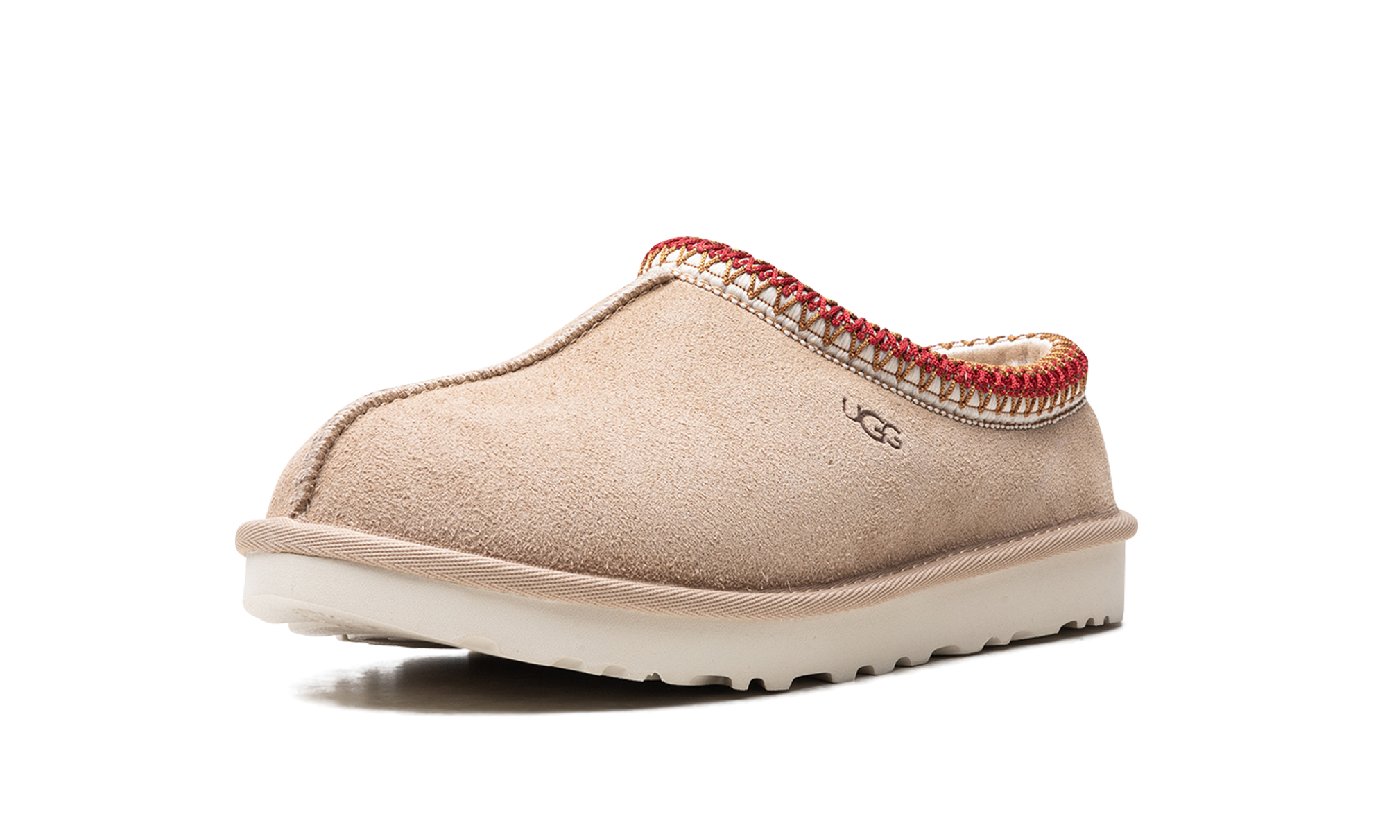 ugg tasman slipper sand dark cherry women s+5955-SNDD+left diagnol single view