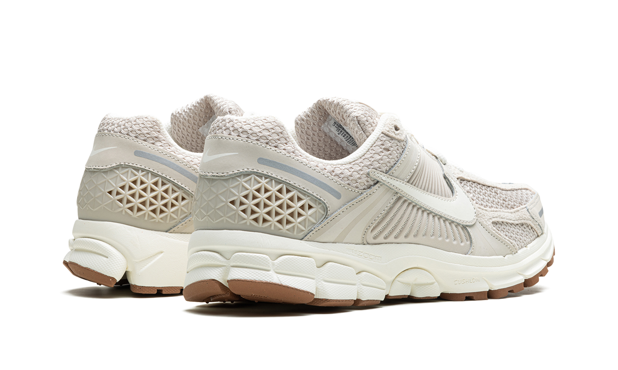 nike zoom vomero 5 light orewood brown women s+FZ3780-101+diagnol right behind view