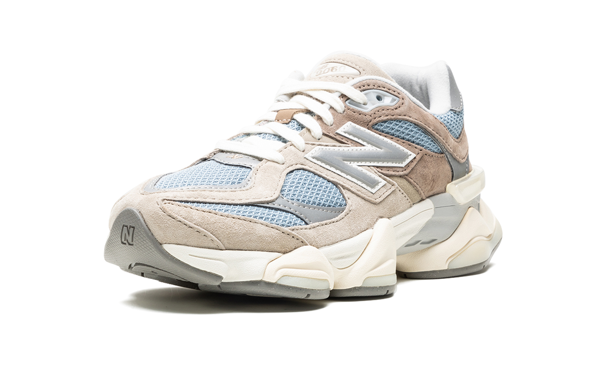 new balance 9060 mushroom aluminum+U9060MUS+left diagnol single view