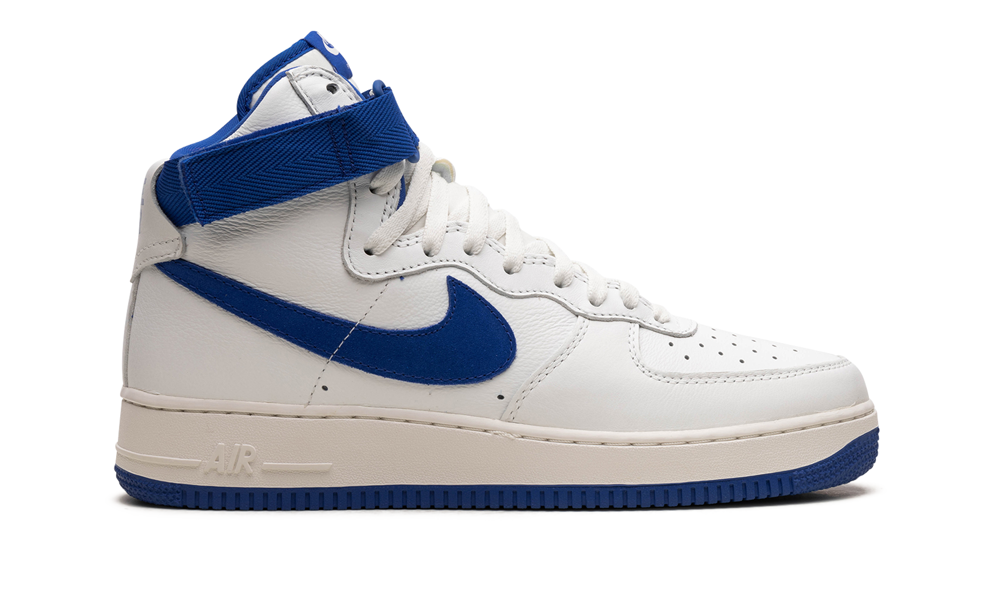 nike air force 1 high white game royal+743546-103+right view