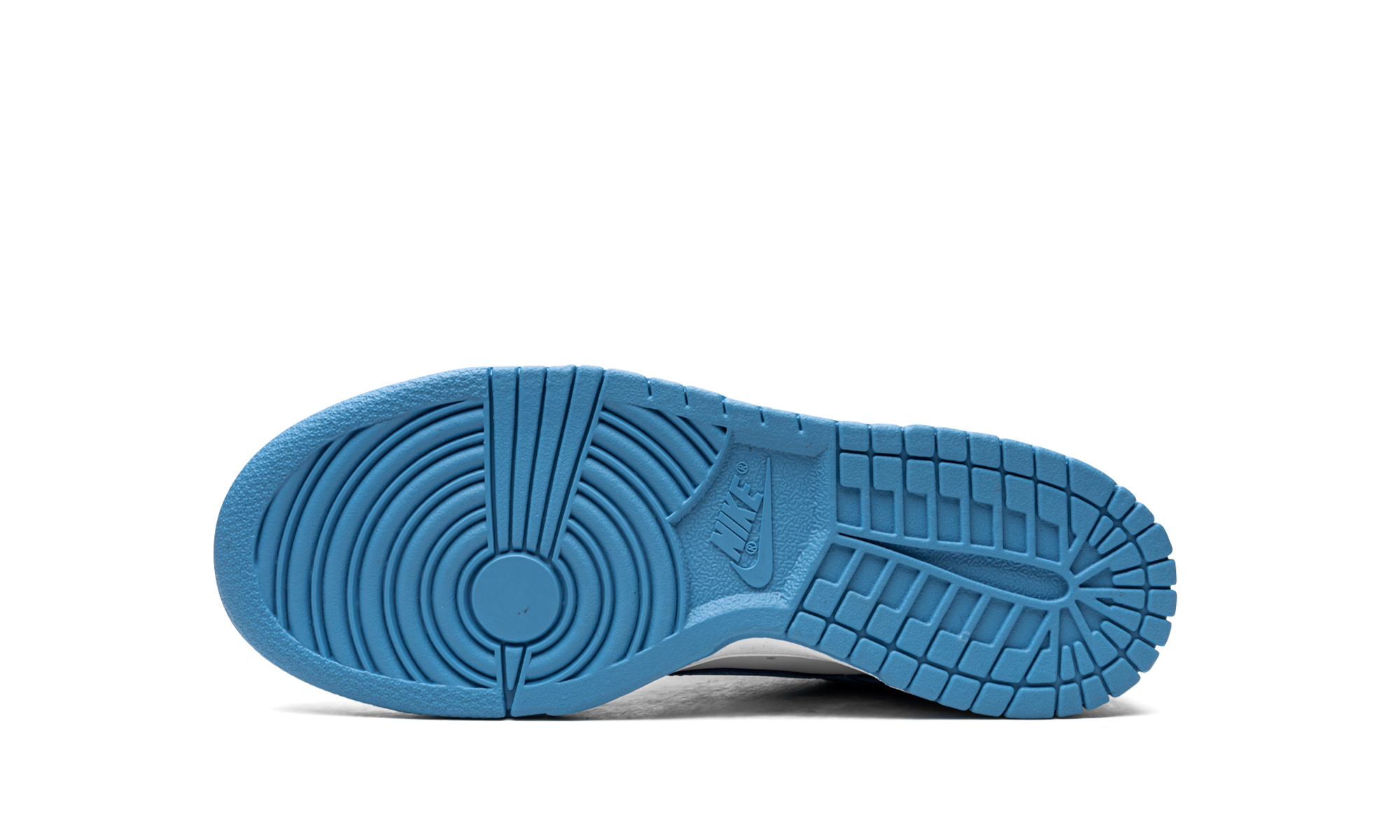 nike dunk low unc gs+CW1590-103+bottom view