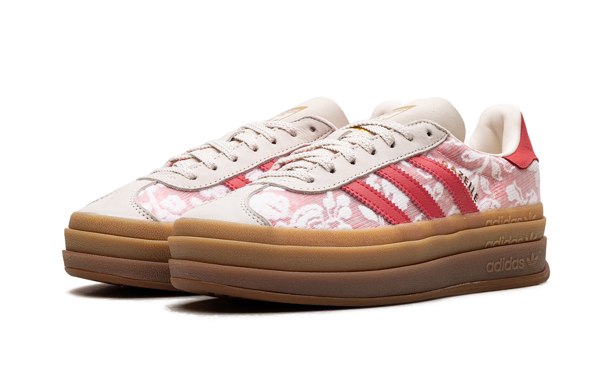 adidas gazelle bold liberty london better scarlet women s+JR8885+diagnol left view