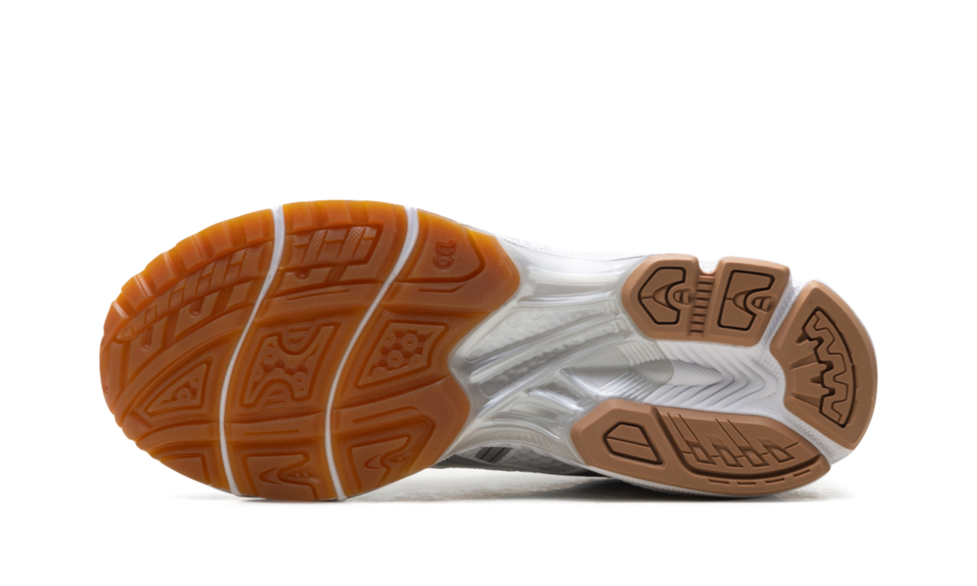 asics gel kayano 14 apc white pure silver+1203A727-100+bottom view