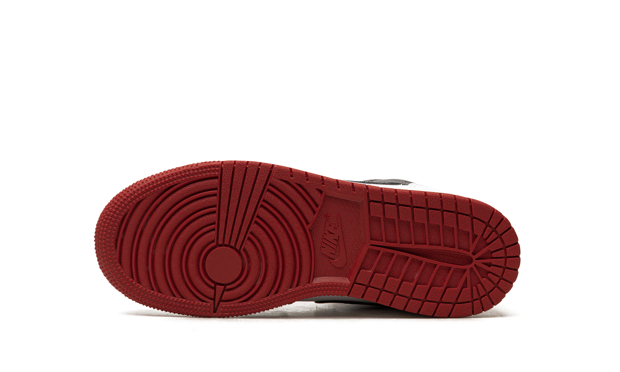 jordan 1 mid gym red black toe gs+DQ8423-106+bottom view