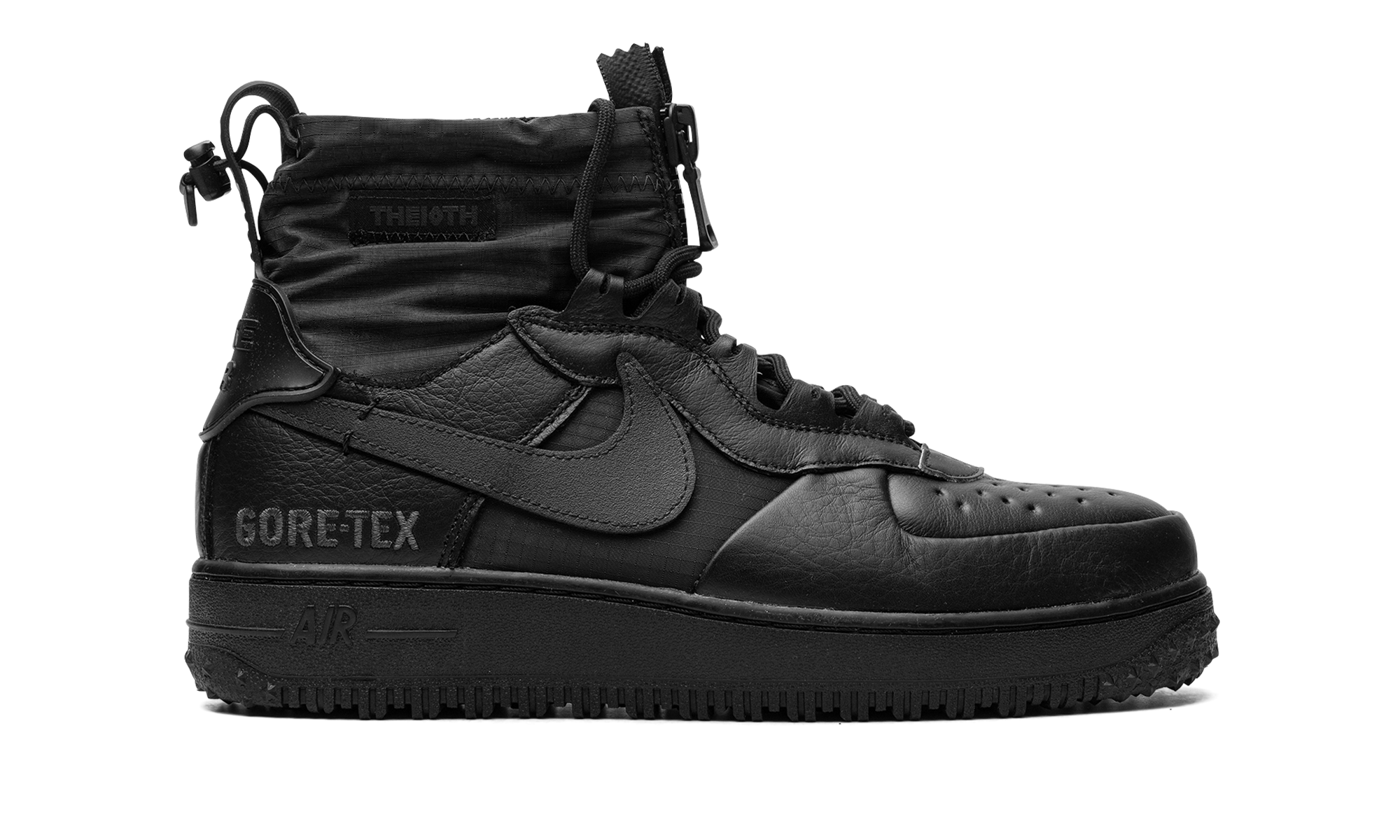 nike air force 1 high gore tex triple black+CQ7211-003+right view