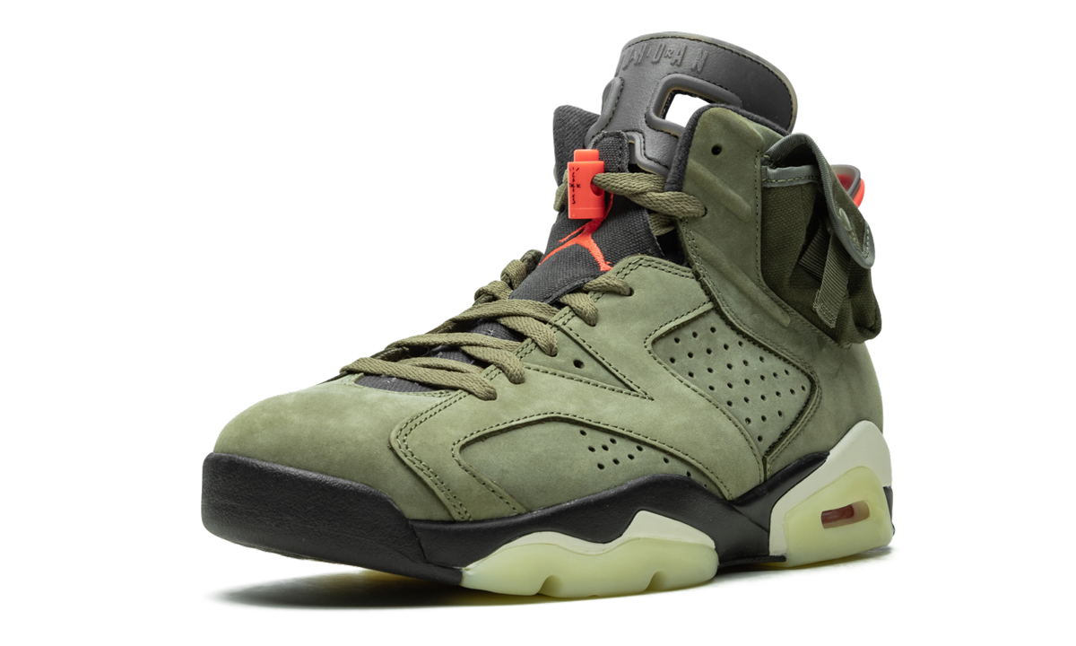 air jordan 6 retro travis scott+CN1084-200+left diagnol single view