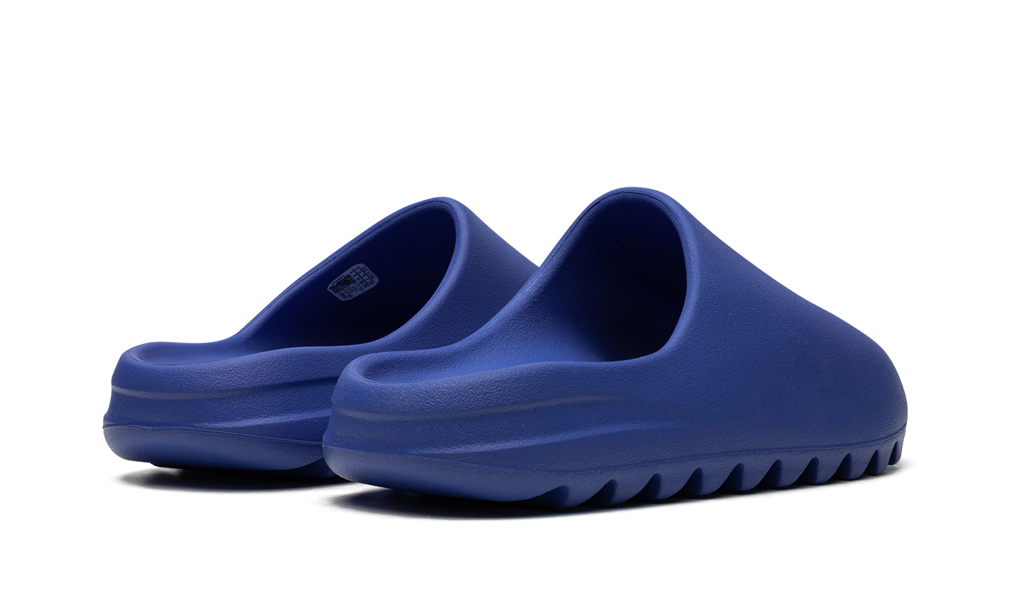adidas yeezy slide azure+ID4133+diagnol right behind view