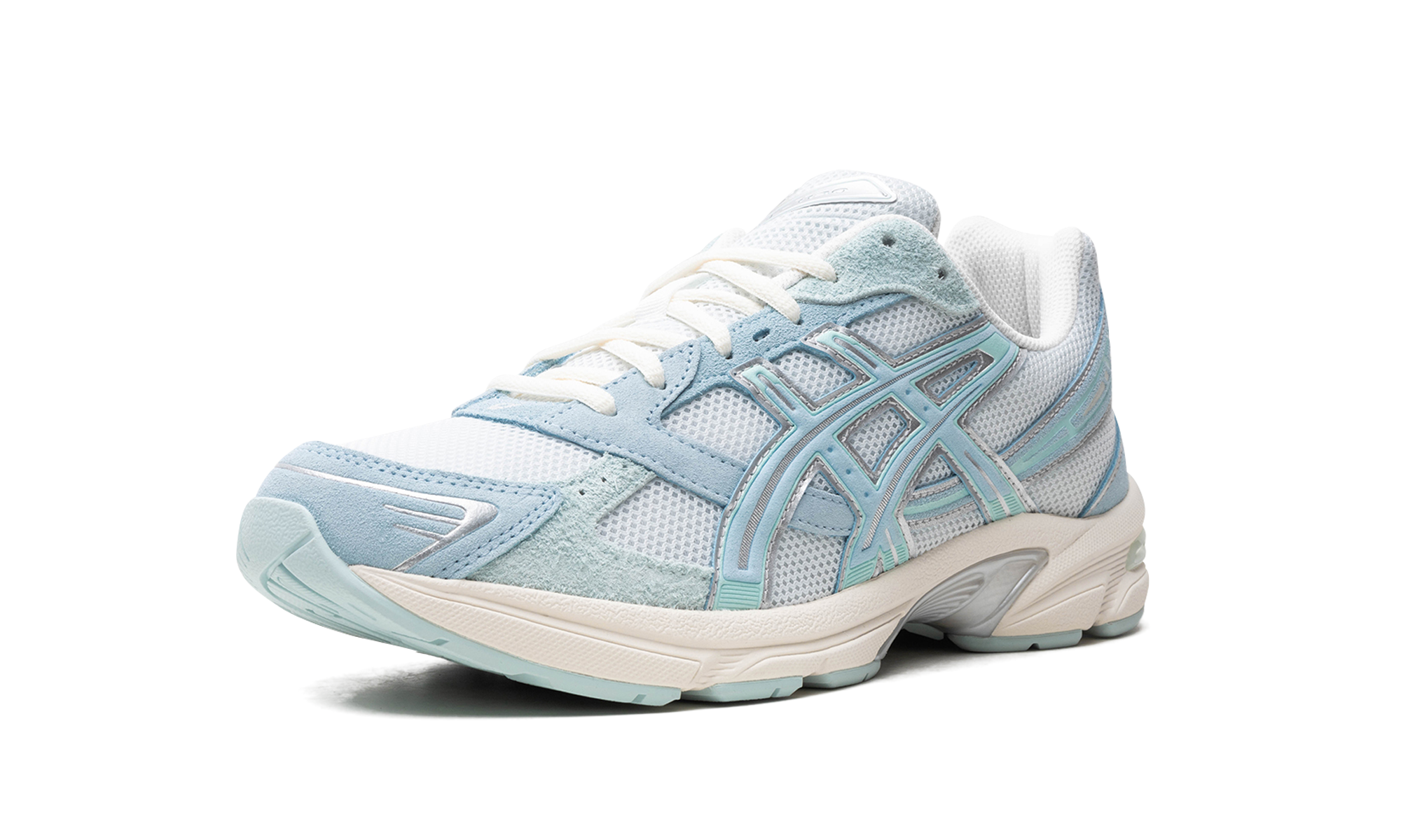 asics gel 1130 birch blue+1203A626-400+left diagnol single view