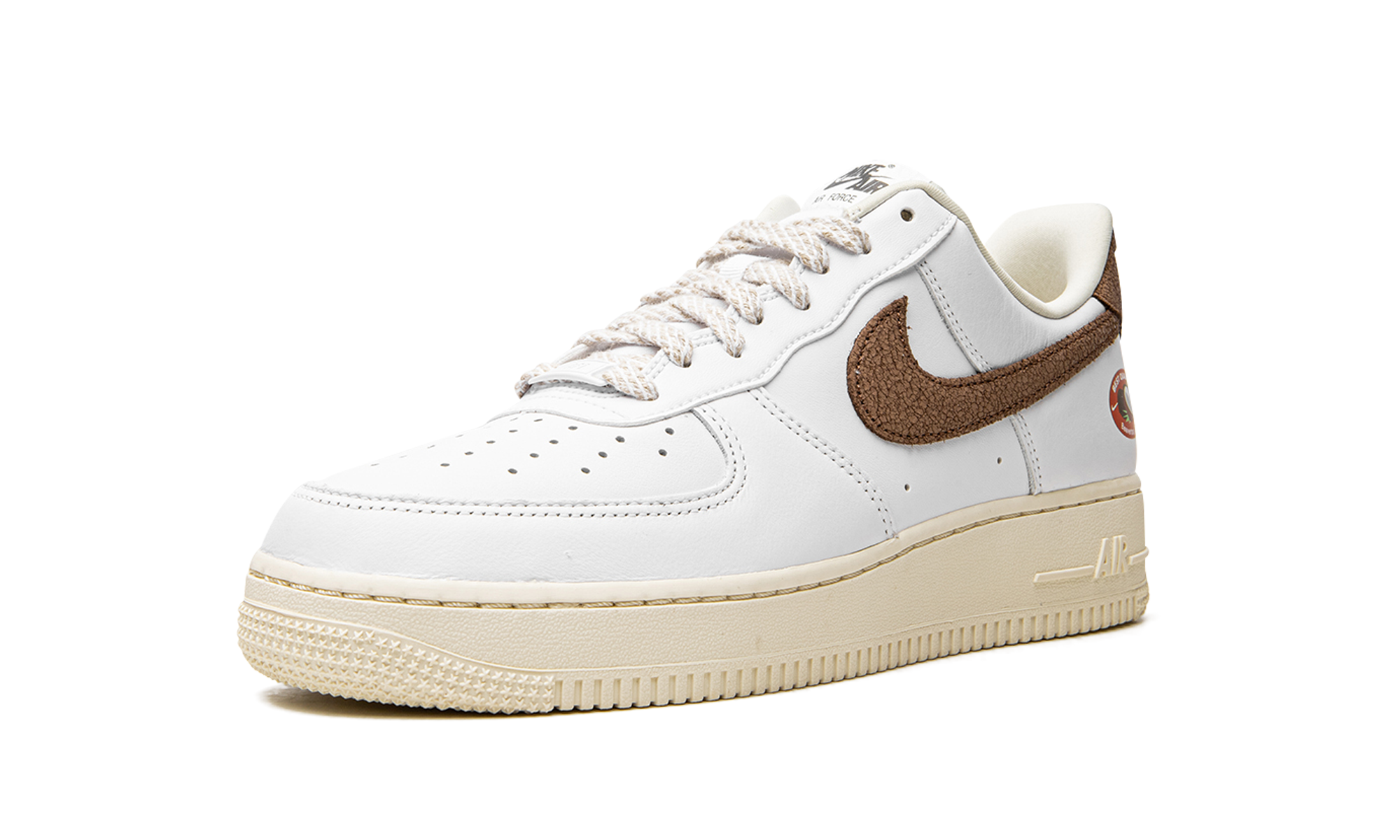 nike air force 1 07 lx coconut women s+DJ9943-101+left diagnol single view